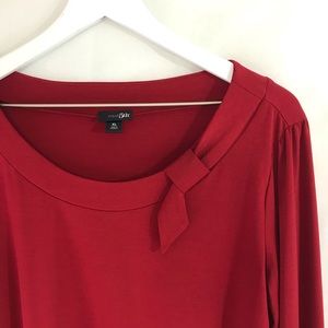 NWT Red East 5th Top with Hint of Shimmer